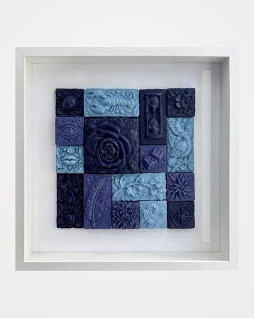 Henevor - Fragments of Life | Shades of blue | Life in tiles