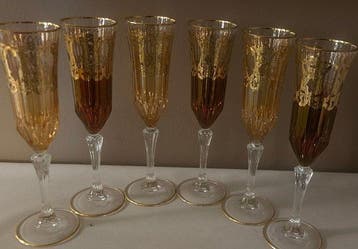 ISMIE LUX - Drinkservies (6) - luxe onschatbare juwelen