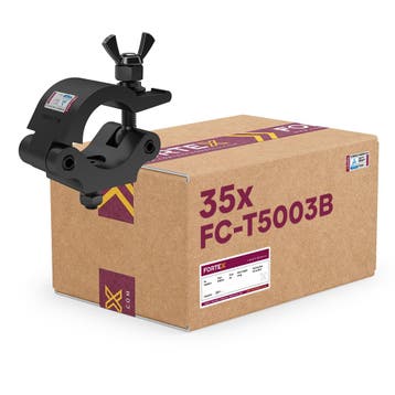 35x FORTEX Half Coupler truss klem WLL 500kg buis Ø48-51mm, Verzenden