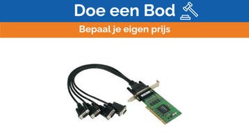 Bieden: Moxa Universal PCI serial interface board CP-104UL, Ophalen of Verzenden, Nieuw