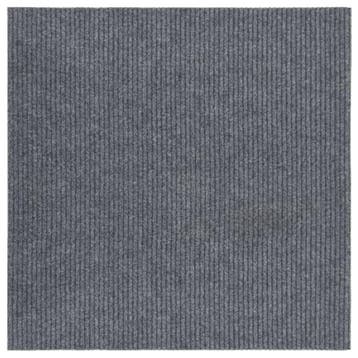 vidaXL Droogloopmat 100x100 cm grijs, Verzenden, Nieuw