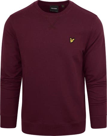 Lyle & Scott Trui Bordeaux maat Maat 52/54 (L) Heren, Maat 52/54 (L), Verzenden, Nieuw, Lyle and Scott
