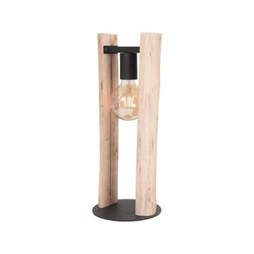 Tafellamp Woody | Naturel | Hout | One Size LABEL51, Verzenden, Nieuw in verpakking