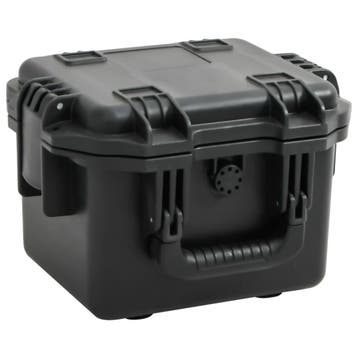 vidaXL Flightcase draagbaar 30x24,5x20 cm PP zwart, Verzenden, Nieuw