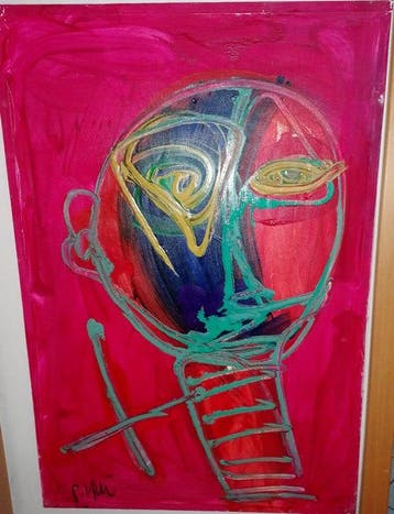 Peter Robert Keil (1942) - Ohne Titel, Antiek en Kunst