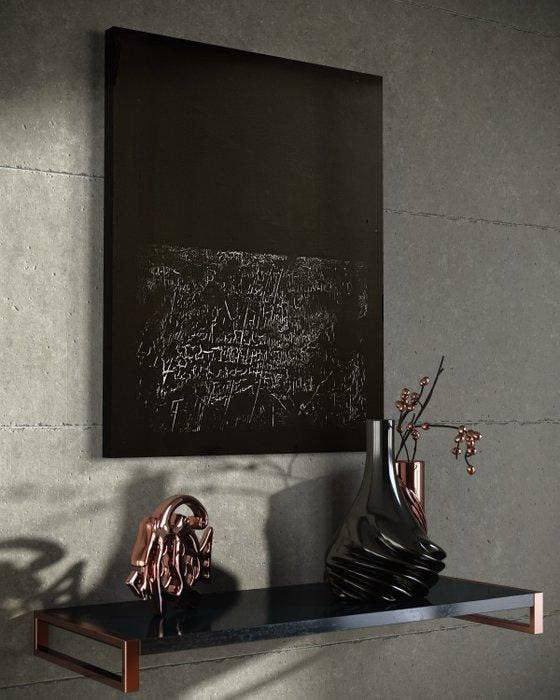 Baracsi Erik - Black, Antiek en Kunst, Kunst | Schilderijen | Modern