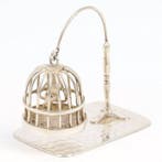 NO RESERVE - H. Hooijkaas - Miniatuur Vogelkooi - Figurine -