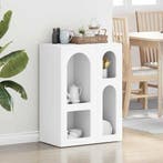 vidaXL Dressoir Wit 59 x 35 x 80.5 cm Bewerkt hout, Verzenden, Nieuw