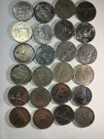 Italië. Lotto 24 monete da 500 Lire in argento 1958 - 1966