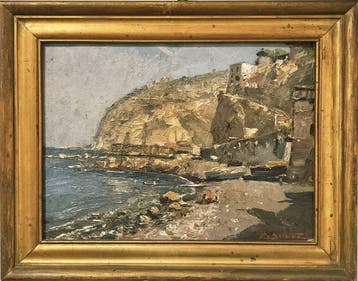 Ezelino Briante (1901 – 1971) - La marina di Capri