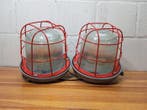 Plafondlamp - Vintage-fabriekslamp - Legering, Staal,