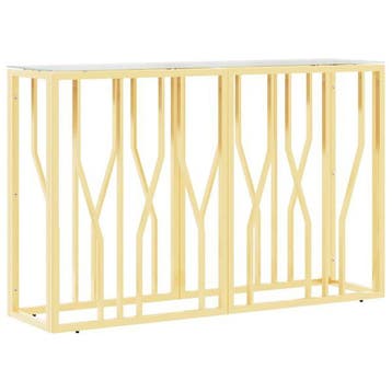 Console murale or et verre - Seconde chance - 35% de remise, Verzenden