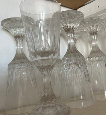 Baccarat - Verre à vin (6) - Cristal, Antiquités & Art