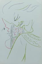 Jean Cocteau (1889-1963) - Colère du pèr - La fête de la, Antiek en Kunst