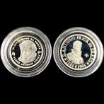 Portugal. 100 Escudos + 500 Escudos 1995/1997 Silver Proof 2