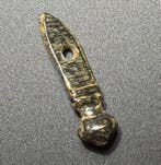 Oud-Romeins Brons Embleemachtig Gladiatorenamulet, gevormd, Antiek en Kunst