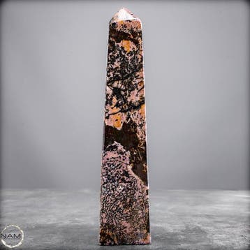 Zeldzame AA++ rhodoniet Obelisk, uit Pakistan- 330.33 g