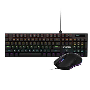 RGB Gaming Mechanisch Toetsenbord, Muis Set - Desktop Com..., Ophalen of Verzenden