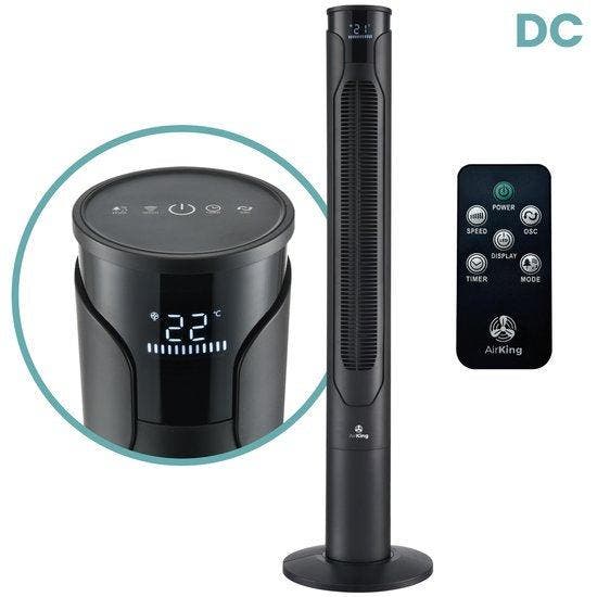 2dekans | AirKing Torenventilator 117cm extra stille DC, TV, Hi-fi & Vidéo, Télécommandes, Enlèvement ou Envoi