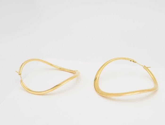 Oorbellen - 18 karaat Geel goud, Bijoux, Sacs & Beauté, Boucles d'oreilles