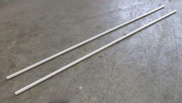 PVC Buis, Afvoerbuis ø32mm, 258cm, Nieuw