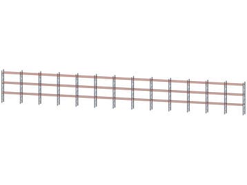Palletrek Dexion - 14 staanders + 78 liggers - 34,08 meter, Ophalen of Verzenden