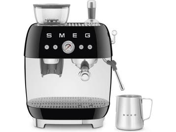 Veiling - SMEG EGF03BLEU Espressomachine met Geïntegreerde, Nieuw
