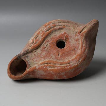 Oud-Romeins Terracotta olielamp, Type Atlante IV - Bonifay