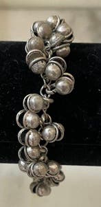 Antieke armband of enkelbandje van Indiase zilver - Zonder