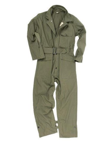 Replica US WW2 HBT overall OD7 donkergroen, Ophalen of Verzenden, Landmacht, Kleding of Schoenen
