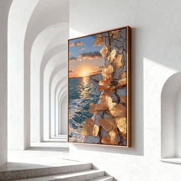 Iconica - Coastal Vines of Gold - unique 1/1 XXL (150 x 100