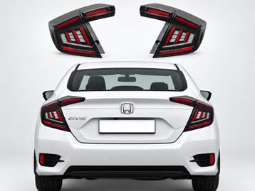 Achterlichten | geschikt voor Honda | Civic X Hatchback | 20, Verzenden