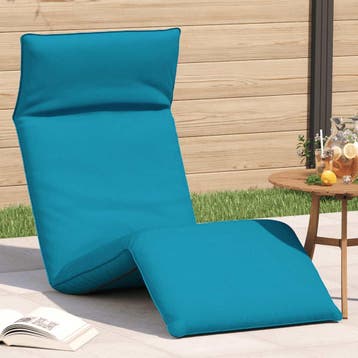 vidaXL Ligstoel inklapbaar 175x54x8,5 cm oxford stof, Verzenden