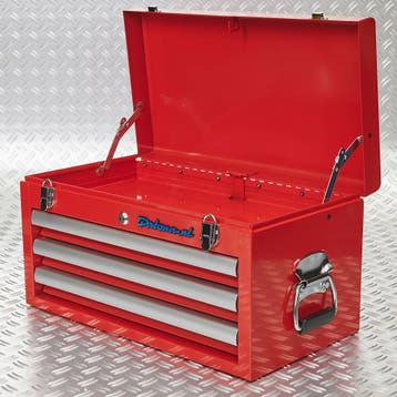 Datona Gereedschapskist met drie lades - rood - Datona, Ophalen of Verzenden