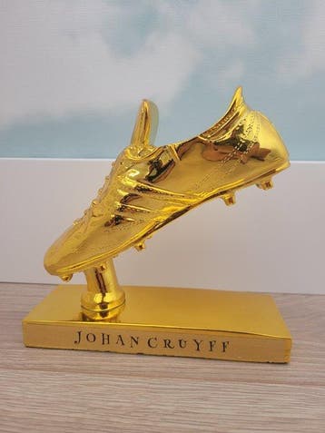 Johan Cruyff - Gouden Schoen-trofee + fotografie, Verzamelen, Nieuw