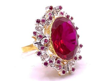 Sans prix de réserve - Bague de cocktail - 9 carats Or