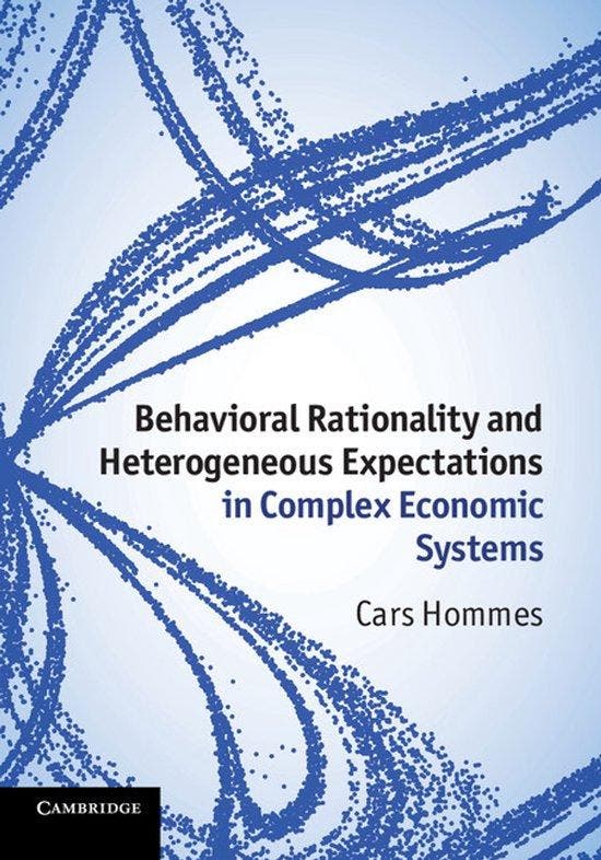 Behavioral Rationality and Heterogeneous Expectations in, Livres, Langue | Anglais, Envoi