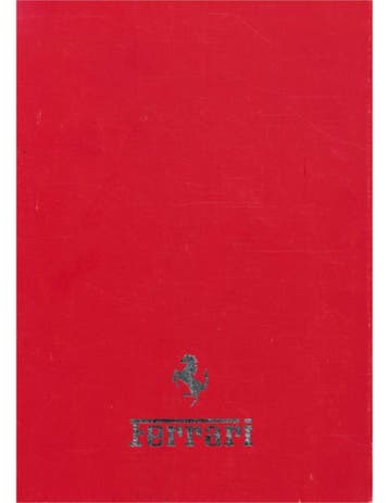 2001 FERRARI PROGRAMMA BROCHURE ENGLISH