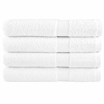 vidaXL Saunadoeken SOLUND 4 st 600 g/m² 80x200 cm wit, Verzenden, Nieuw