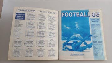 Football saison 85-86 Championnat belge D1 et D2 - 1985 -, Collections