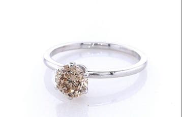 Ring - 14 karaat Witgoud - 0.90ct. tw. Diamant (Natuurlijk, Nieuw