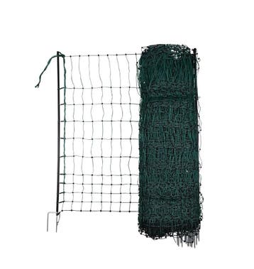 Kerbl Hobbyfarming Pluimveenet, 106 cm hoog, 25 m lang, p..., Ophalen of Verzenden