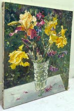 Tatiana Megal (1961) - Iris et Fleurs des Champs - Bouquet