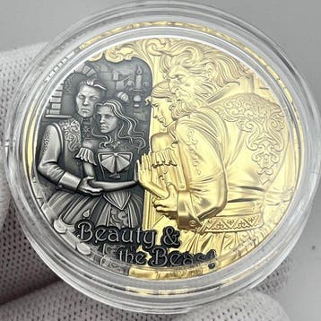 Kameroen. 2000 Francs 2024 – Beauty & The Beast – 2 oz