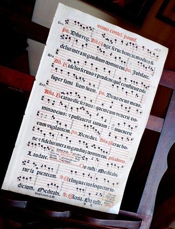 Catholic Church - Antiphonarium Romanum sheet Gregorian