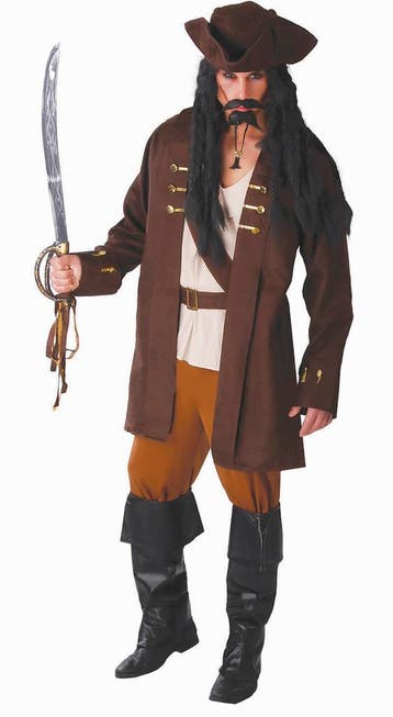 Piraten Kostuum Bruin, Kleding | Heren, Verzenden, Nieuw
