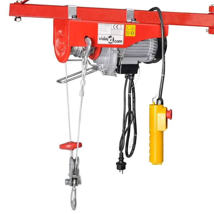 vidaXL Elektrische lier 1000 W 200/400 kg, Doe-het-zelf en Bouw, Lieren en Takels, Nieuw, Verzenden