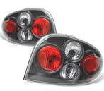 FEUX ARRIÈRE POUR RENAULT MEGANE COUPÉ 96-99 FOND NOIR, Verzenden