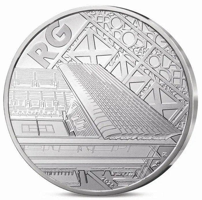 tennis cup rolland garros silver coin - Carlos Alcaraz -, Verzamelen, Overige Verzamelen