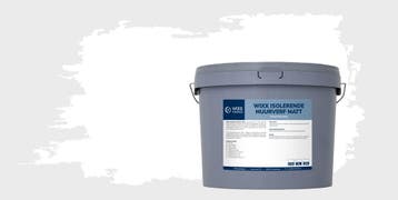 Wixx Isolerende Muurverf Matt Wit 10L, Verzenden, Nieuw, Wit